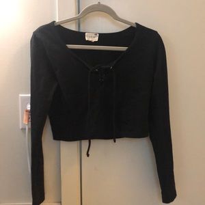 Long Sleeve Crop Top